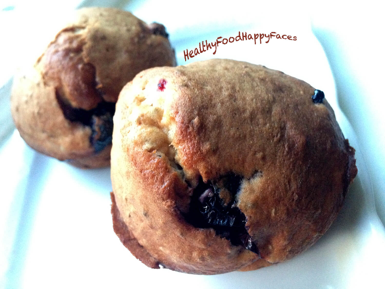 Bosbessen muffins