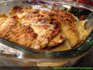 Zoete aardappelgratin