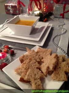 Sinaasappel-wortel soep