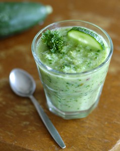 smoothie, komkommer, peer